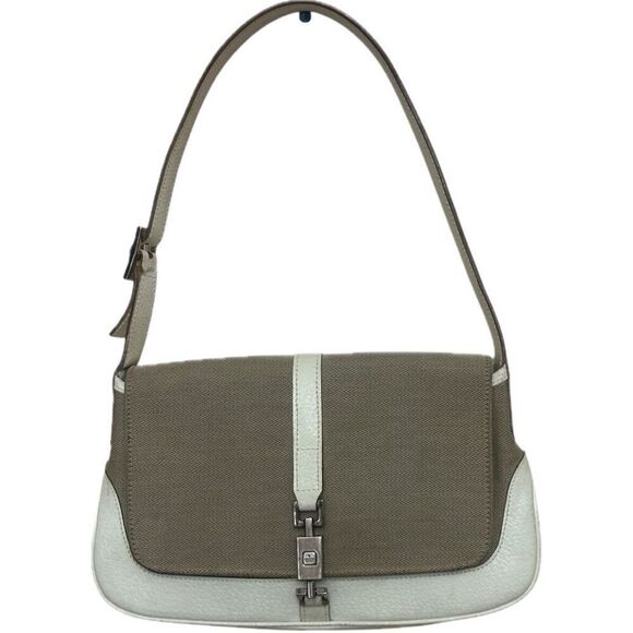 GUCCI Small Jackie O Flap Bag - Neutrals Shoulder Bags Serial# 001-3824-3754 - Picture 3 of 14